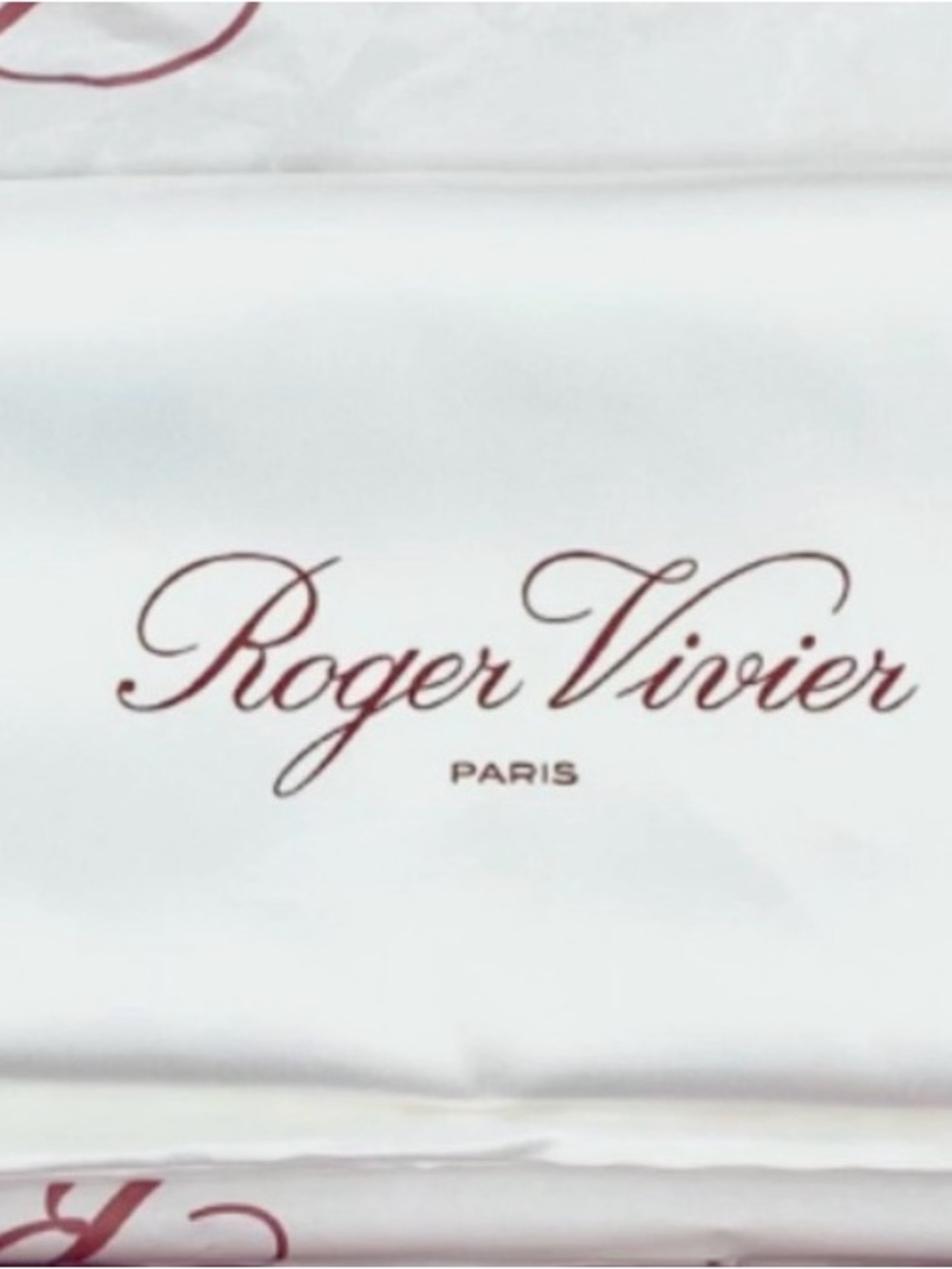 ♥️ NEW Roger Vivier Large Dustbag Satin